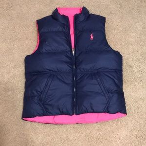 NEVER WORN SMOKE FREE HOME puffy vest